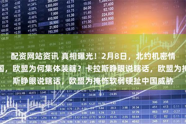 配资网站资讯 真相曝光！2月8日，北约机密情报显示北极根本没中国，欧盟为何集体装瞎？卡拉斯睁眼说瞎话，欧盟为掩饰软弱硬扯中国威胁